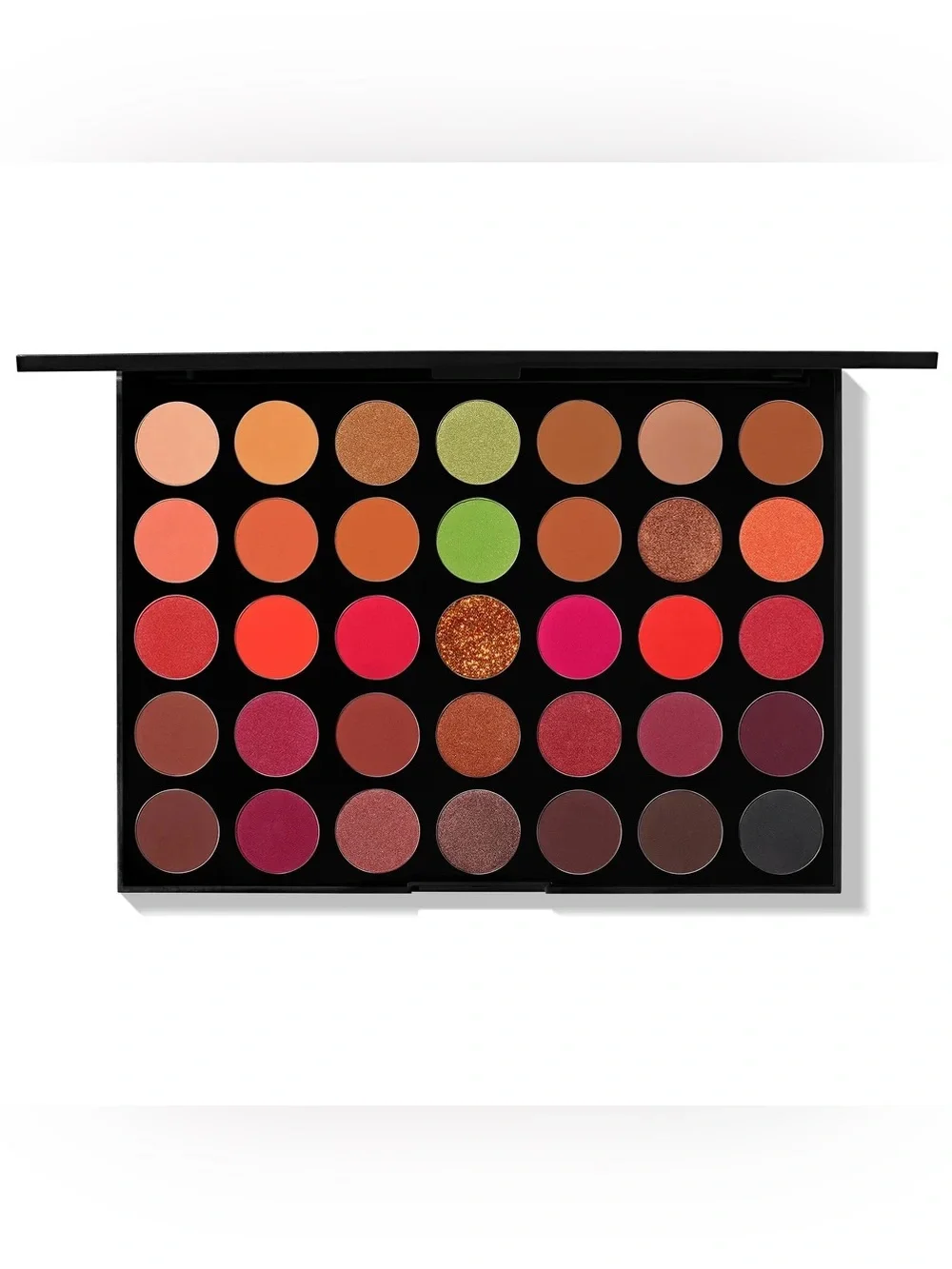 Morphe 3503 Fierce By Nature Palette - Pink Orange Yellow Green Accents
